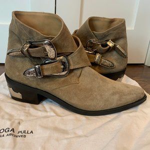 Toga Pulla Two Band Buckle Boots